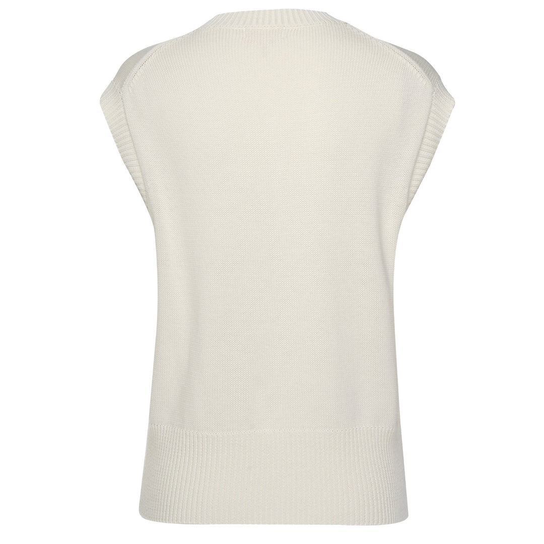Chloe Knit Vest - Pearl