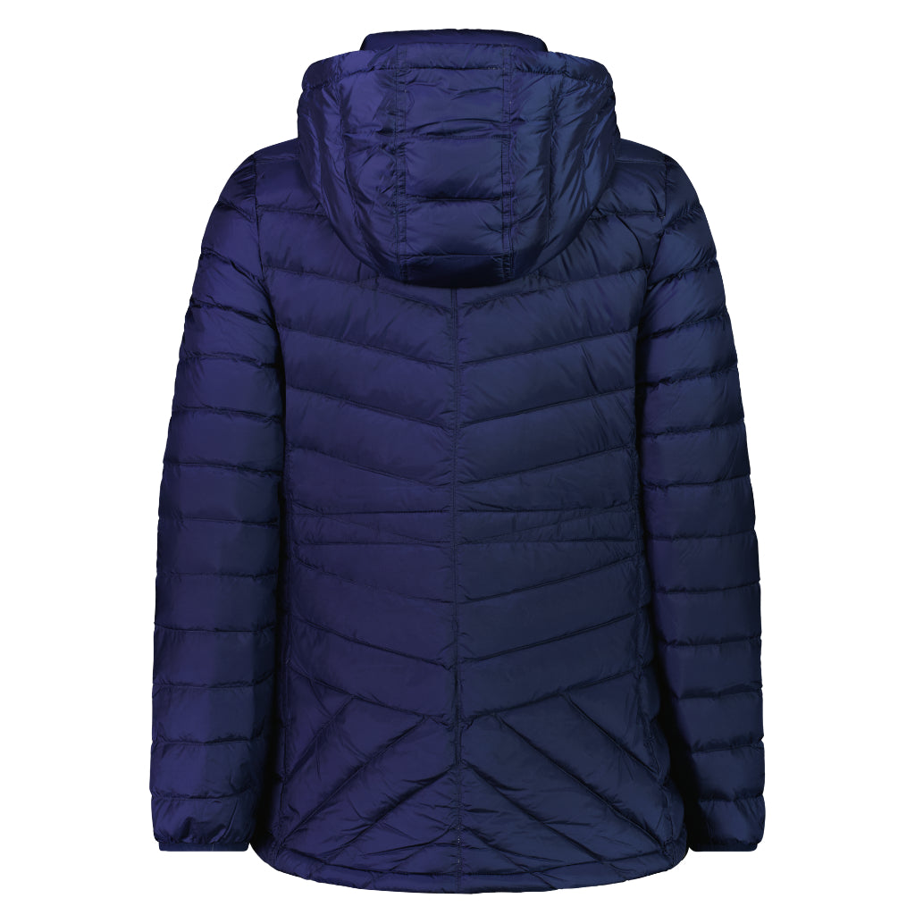 Women’s Lightweight Navy Blue Down Jacket | Packable Everyday Puffer ...