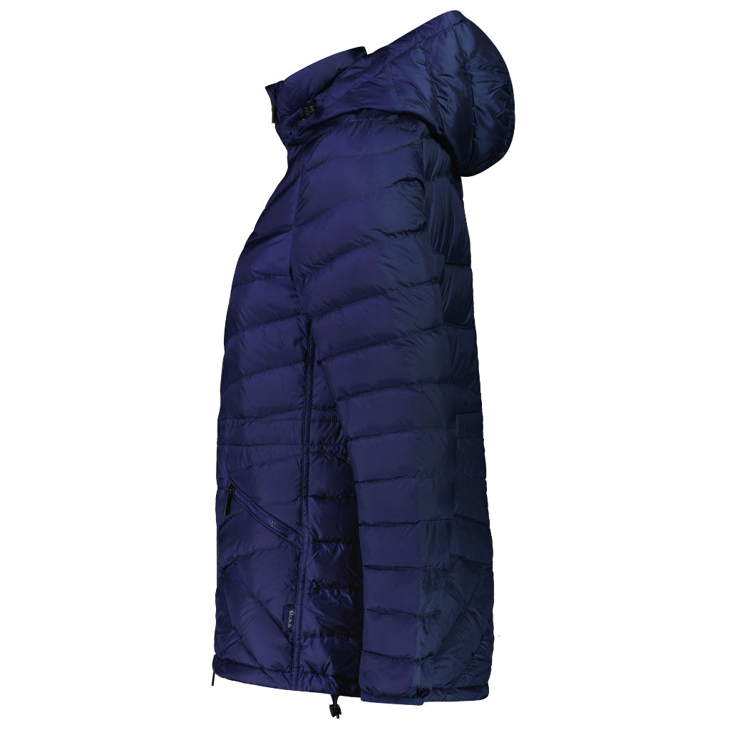 Women’s Lightweight Navy Blue Down Jacket | Packable Everyday Puffer ...