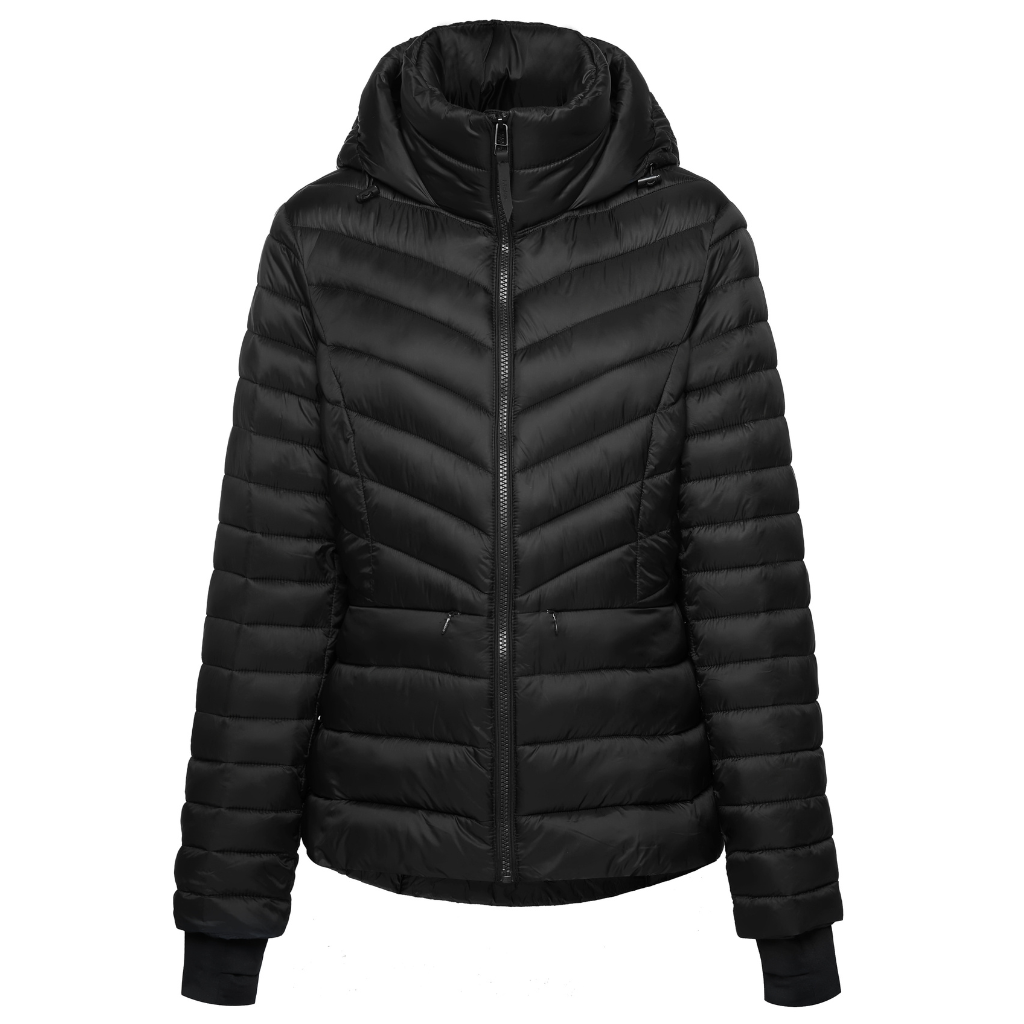 Denver lightweight polyfill puffer jacket in black