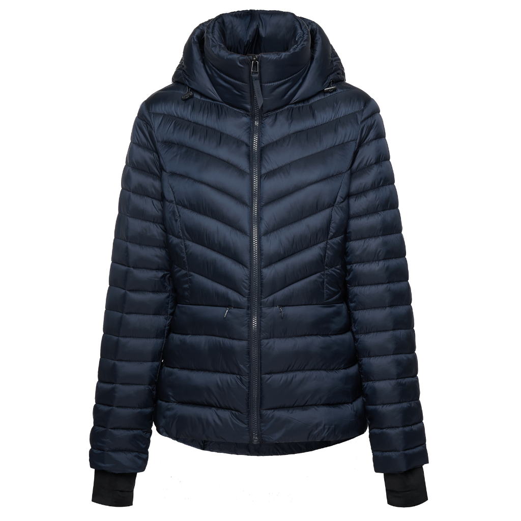 Denver Polyfill Puffer Jacket - Navy