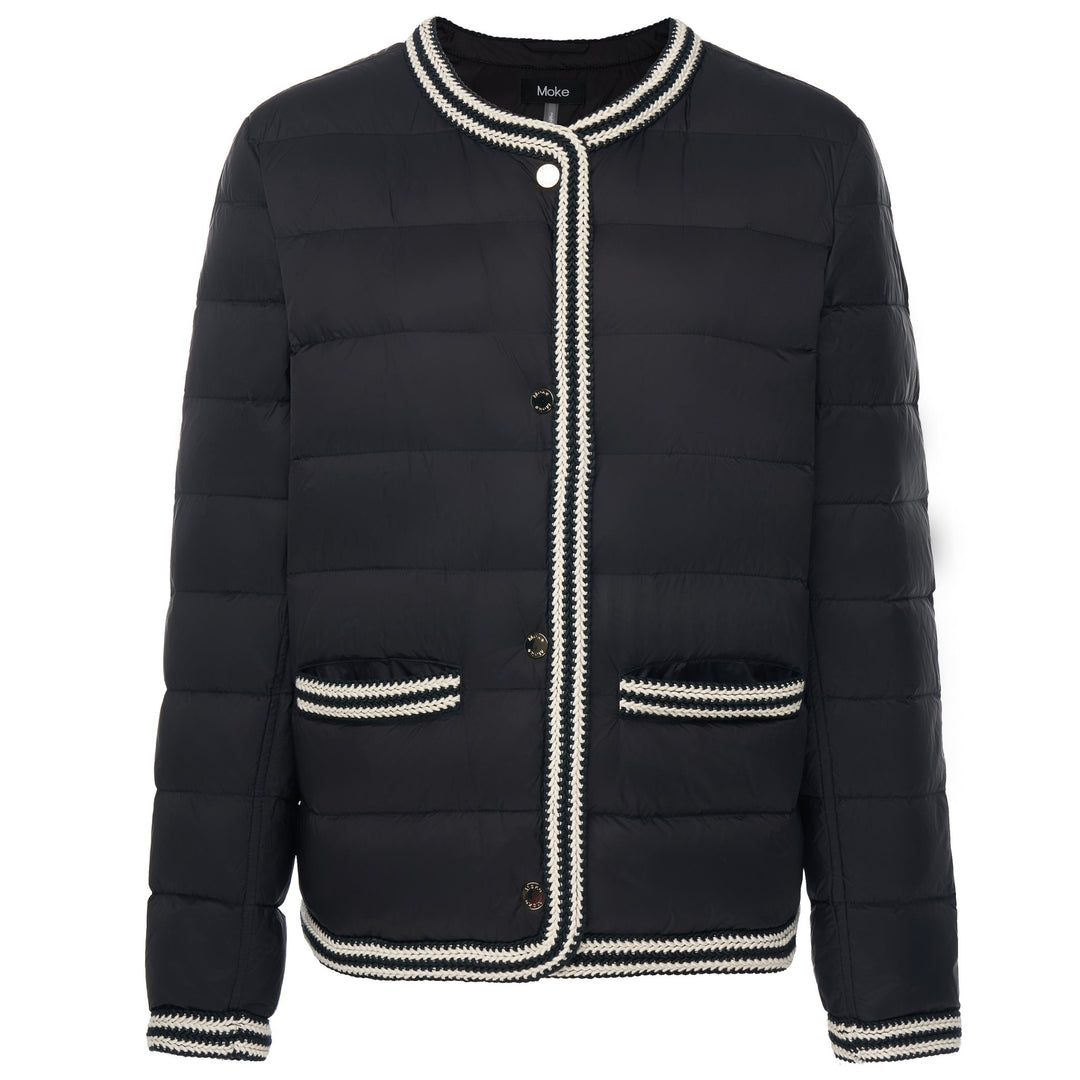 Fern Puffer Down Jacket - Black