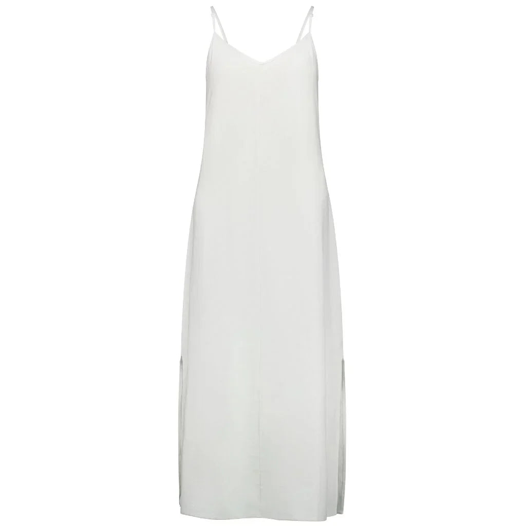 knee length dresses for ladies Slip Dress 'Iris', Linen Slip Dress