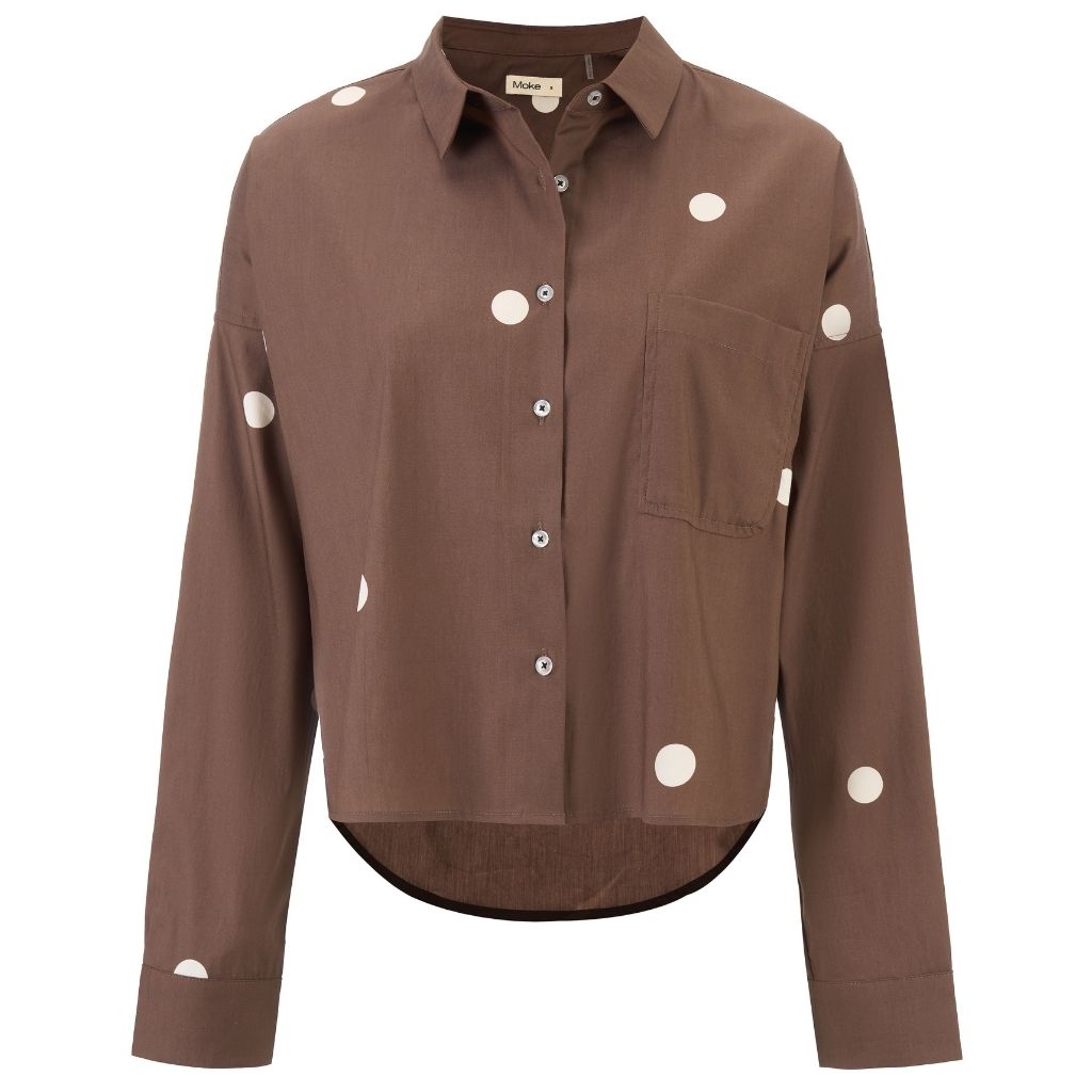 Alex Cropped Women's Shirt | Choc Spot