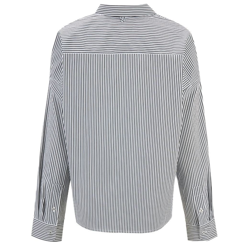 Alex Cropped Women's Shirt | Stripe