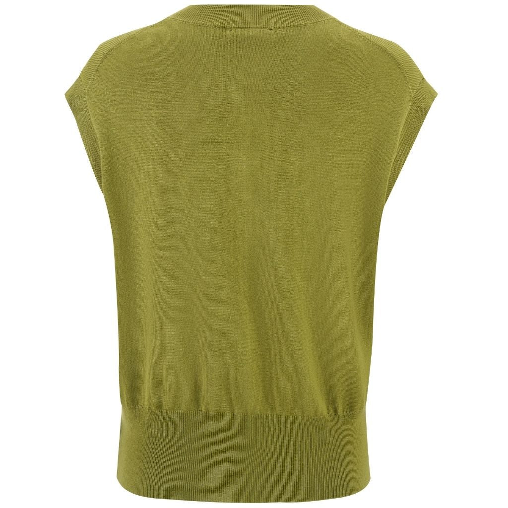 Camilla Women's Sweater Vest  |  Avocado