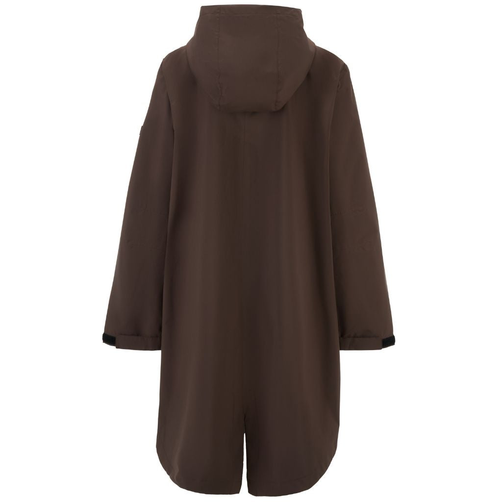 Georgie Women's Rain Coat - Chocolate