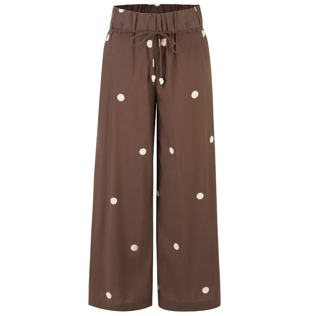Juno Relaxed Wide Leg Women's Pant | Choc Spot