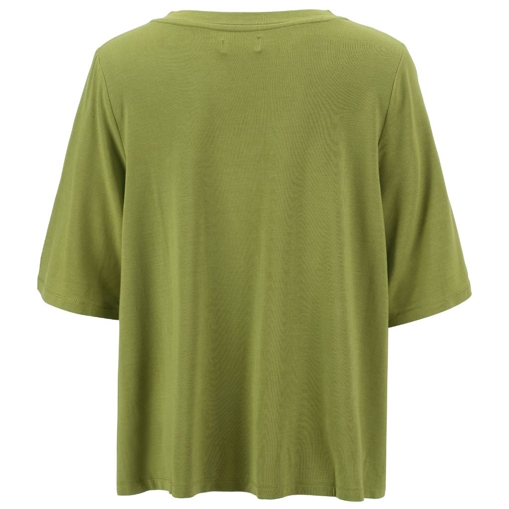 Zoe V-Neck Women's Modal Tee  |  Avocado