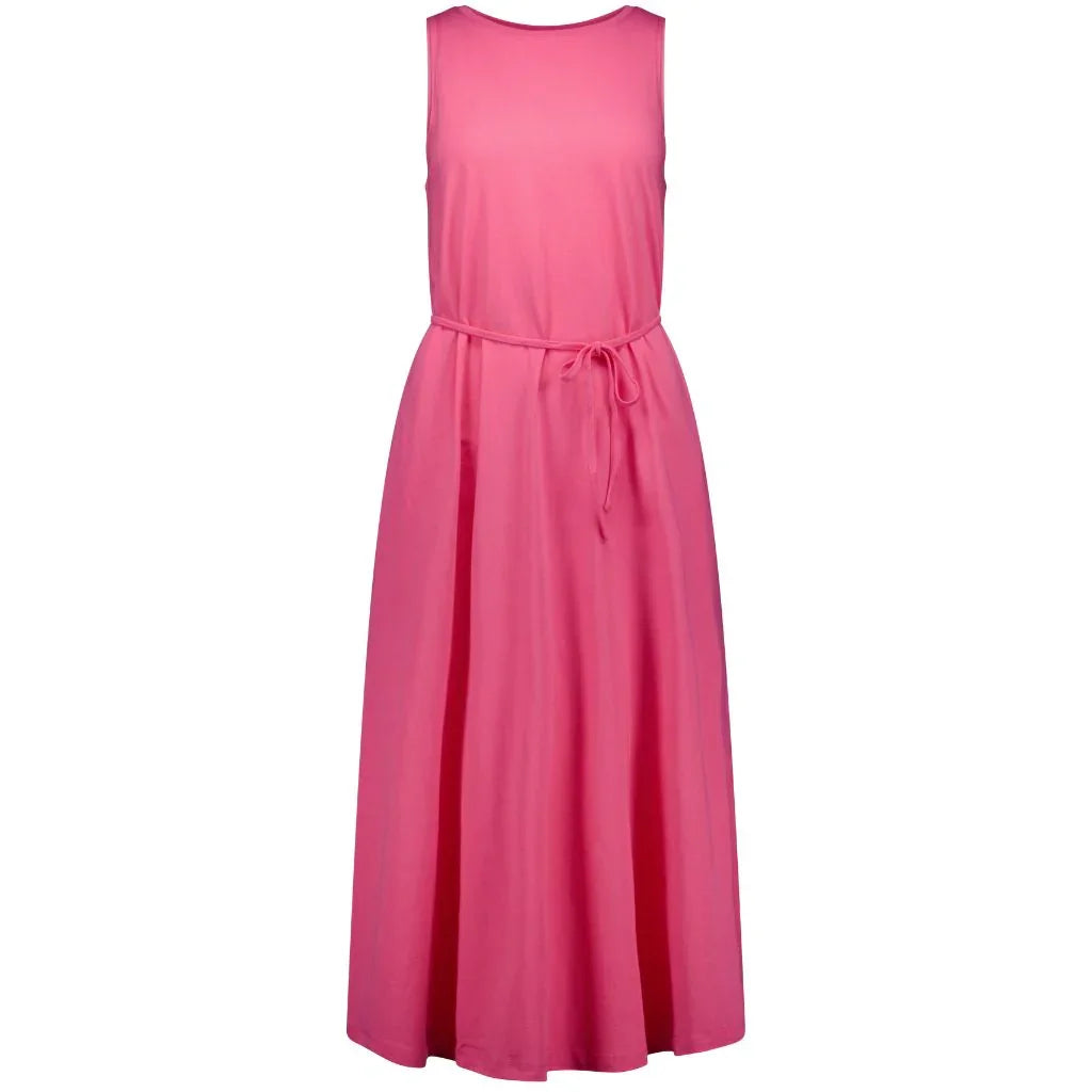 strapless open back dress Gussie Women's Cotton Tank Dress | Hot Pink