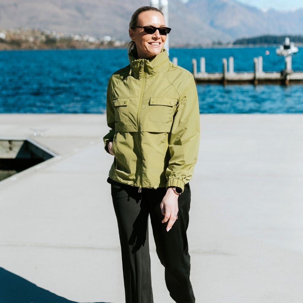 Gracie Women's Wind Breaker Jacket | Avocado