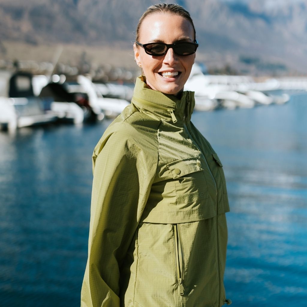 Gracie Women's Wind Breaker Jacket | Avocado