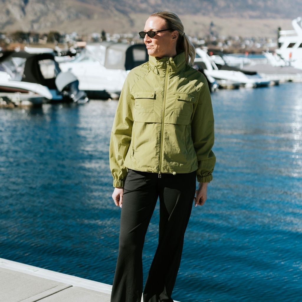 Gracie Women's Wind Breaker Jacket | Avocado