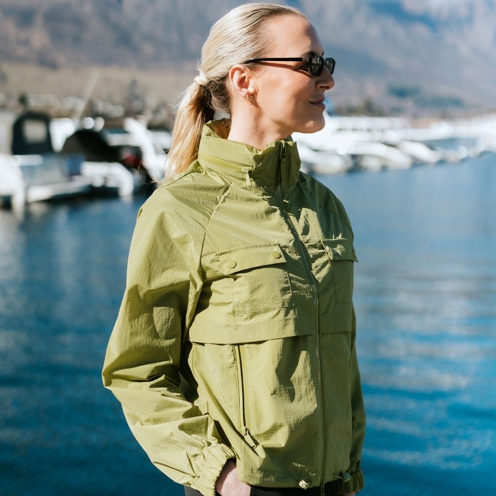 Gracie Women's Wind Breaker Jacket | Avocado