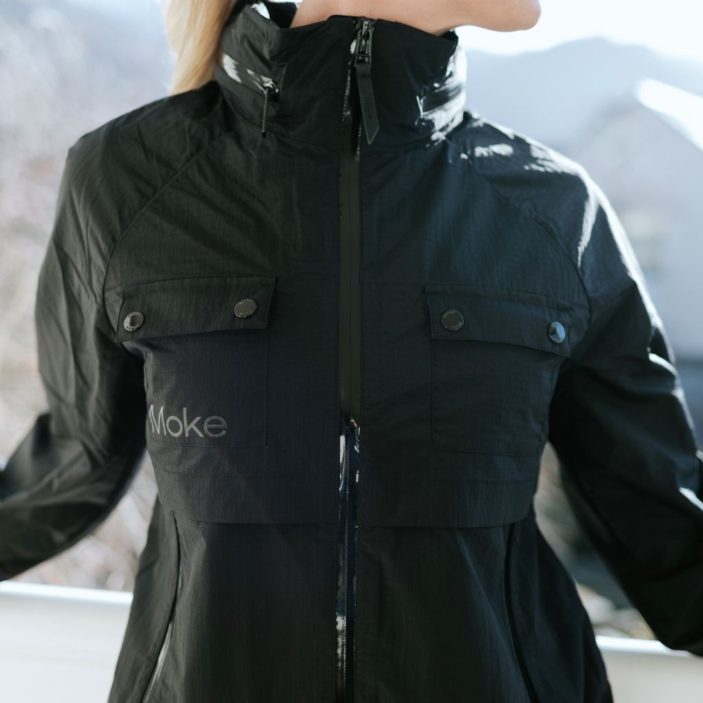 Gracie Women's Wind Breaker Jacket | Black