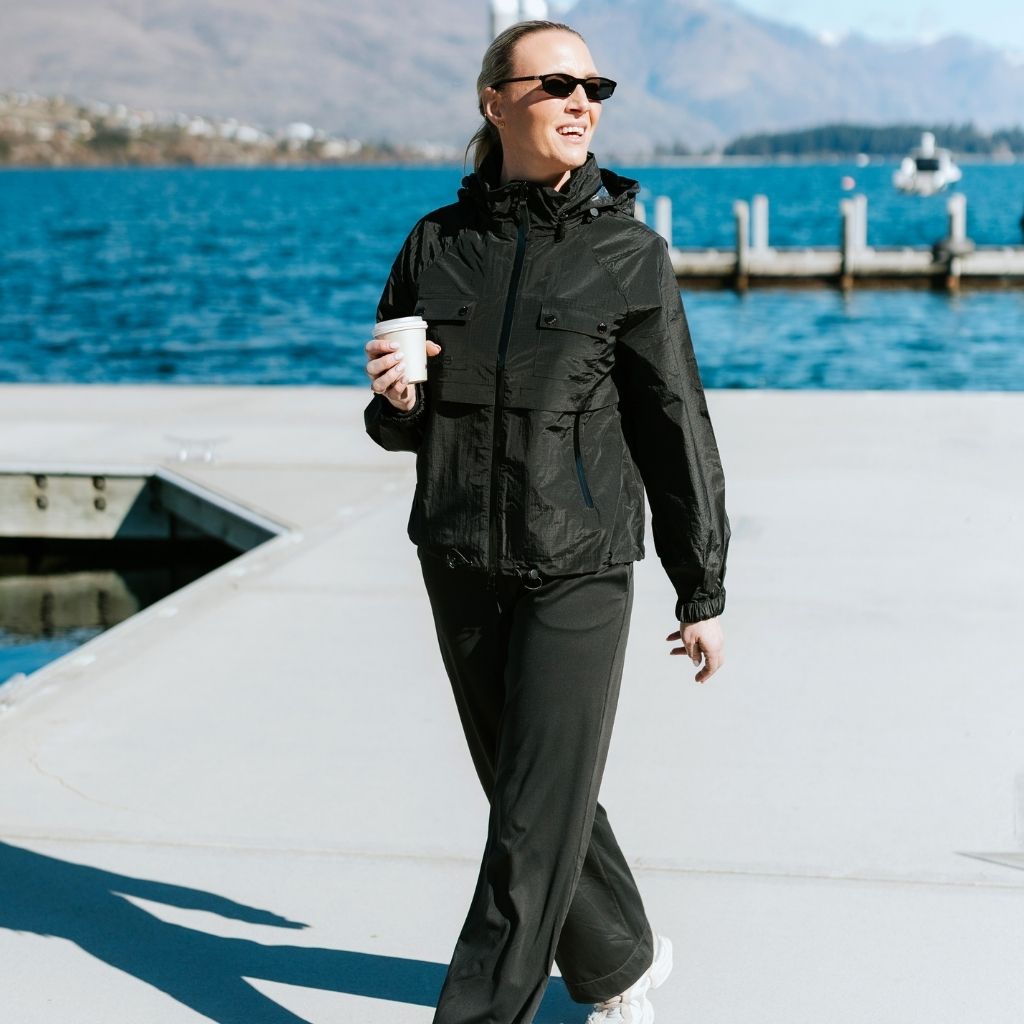 Gracie Women's Wind Breaker Jacket | Black