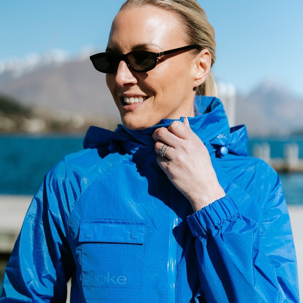 Gracie Women's Wind Breaker Jacket | Dazzling Blue