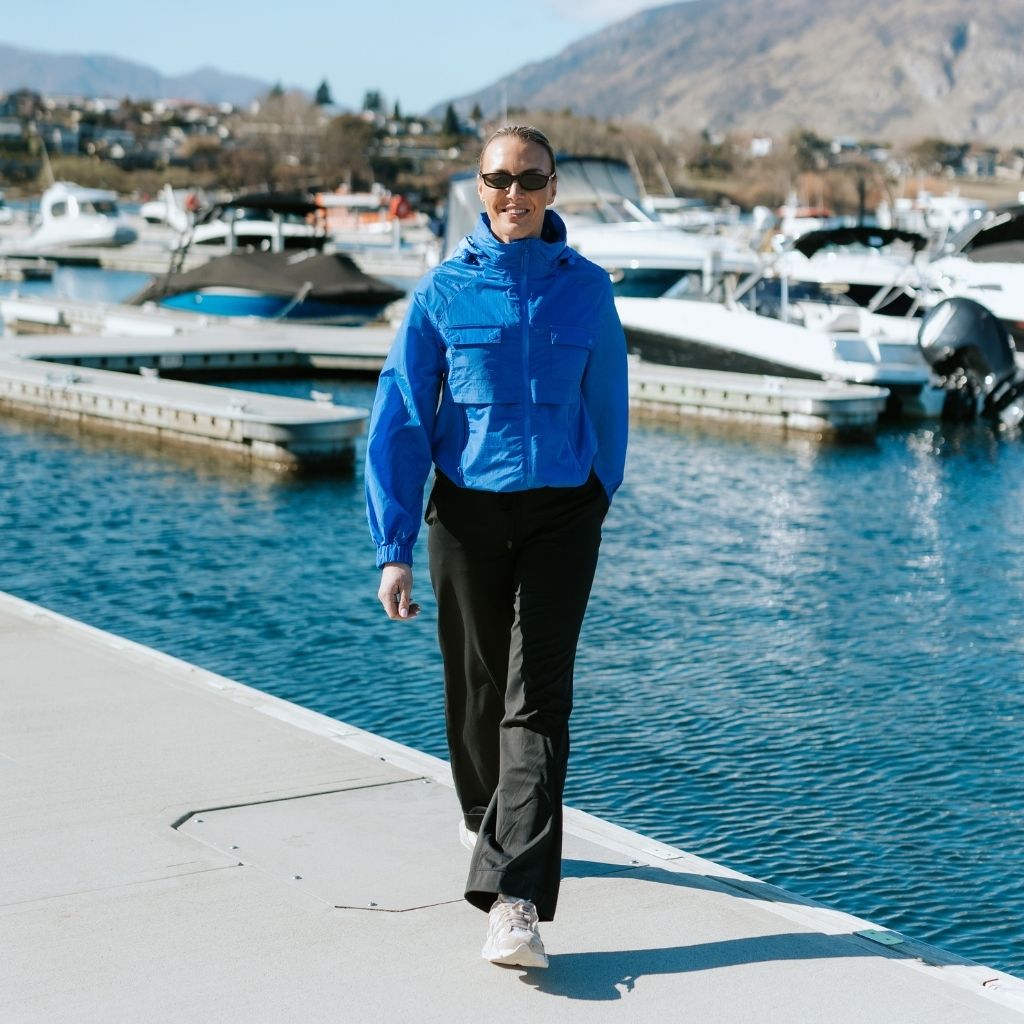 Gracie Women's Wind Breaker Jacket | Dazzling Blue