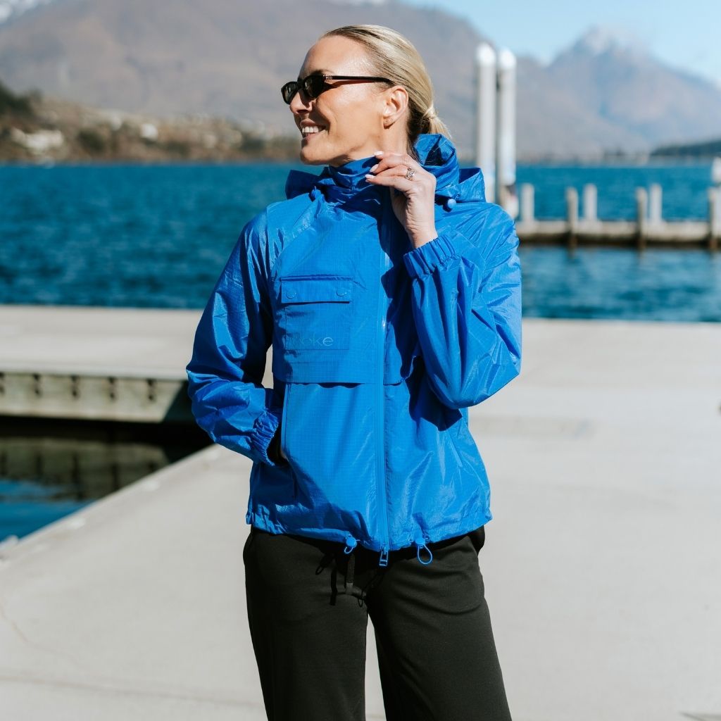 Gracie Women's Wind Breaker Jacket | Dazzling Blue