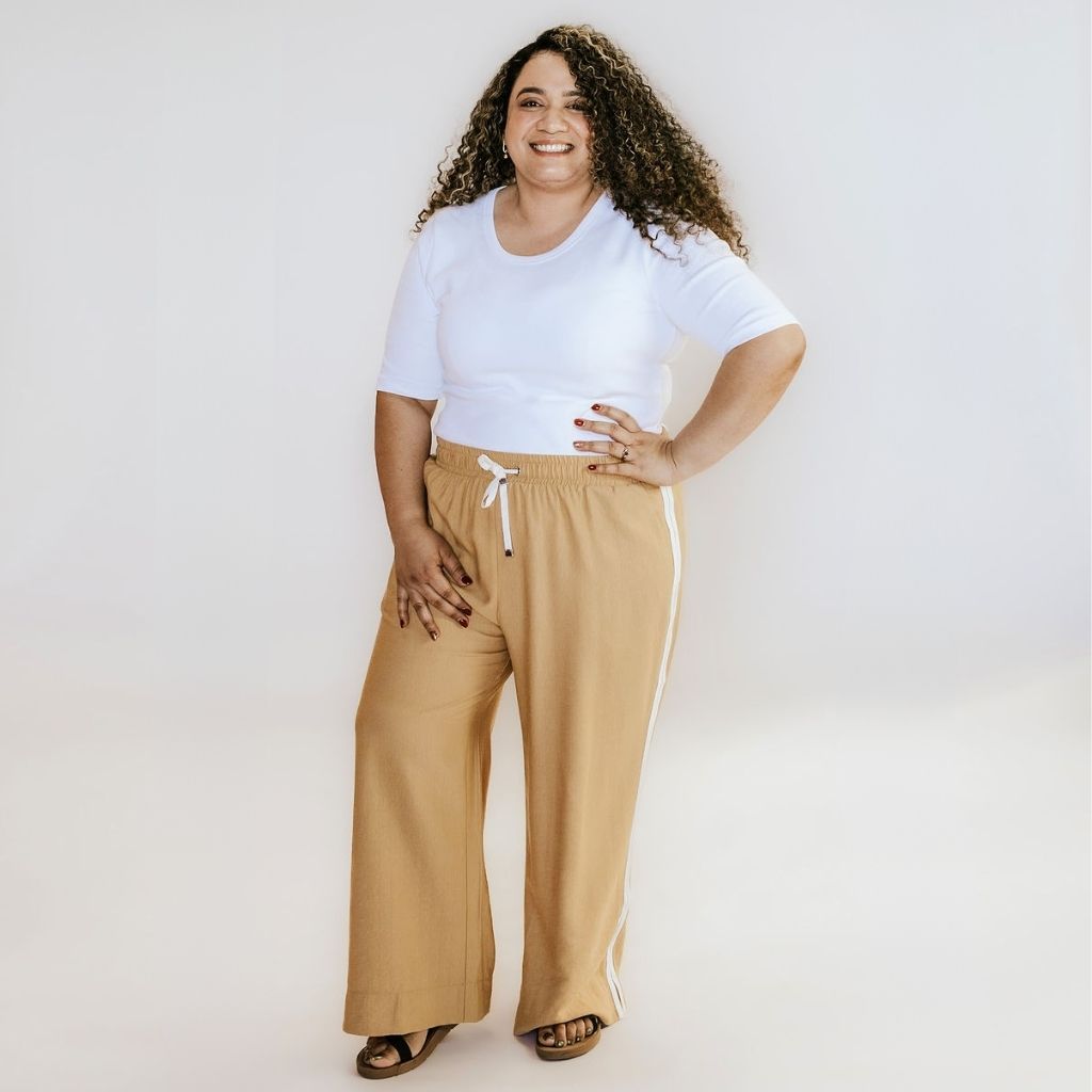 Indiana Women's Wide Leg Pants - Biscuit