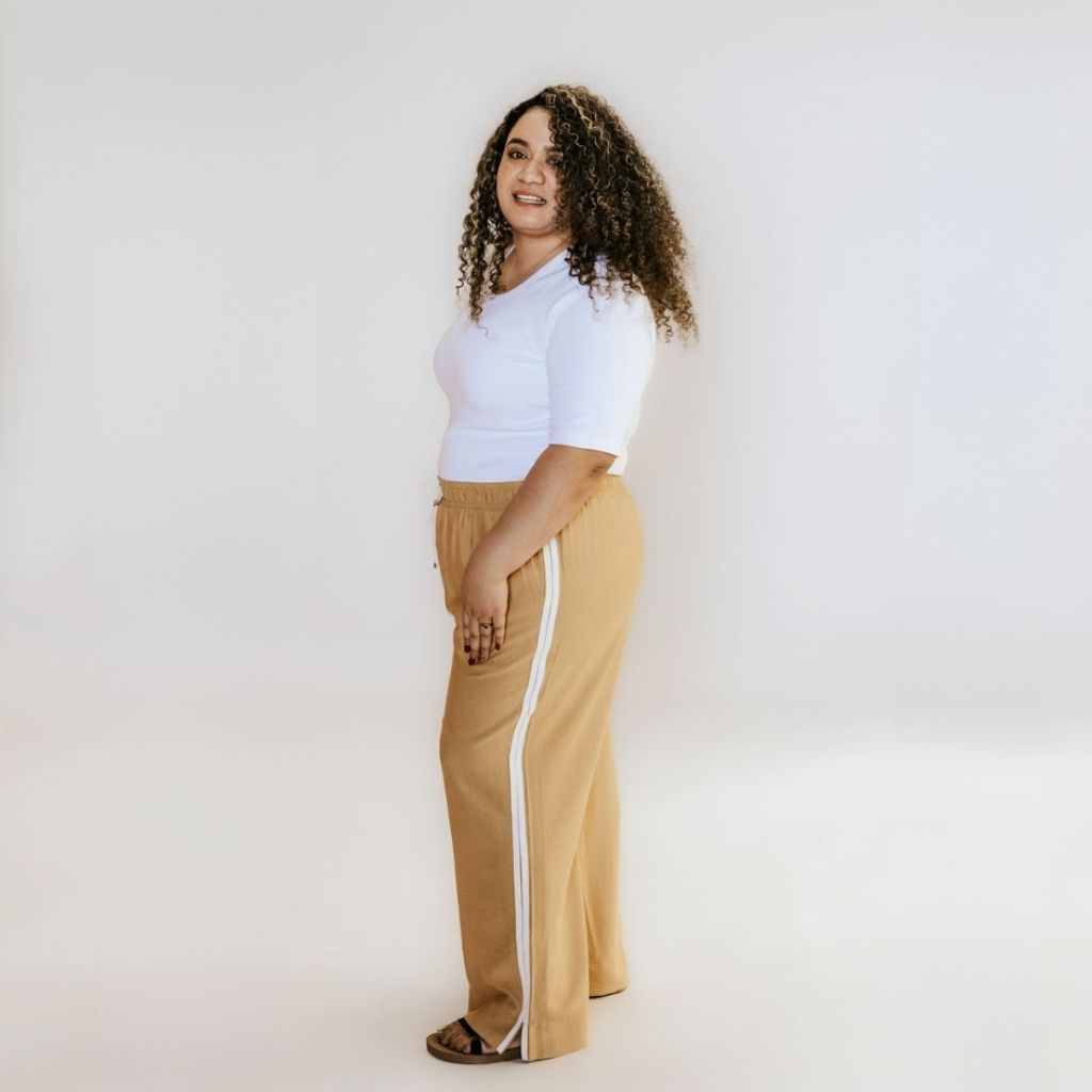 Indiana Women's Wide Leg Pants - Biscuit
