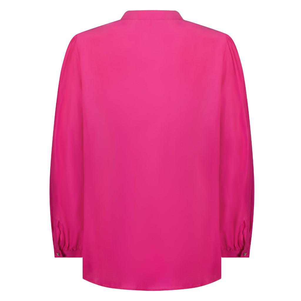 Jade Women&#39;s Cupro Blouse - Flamingo