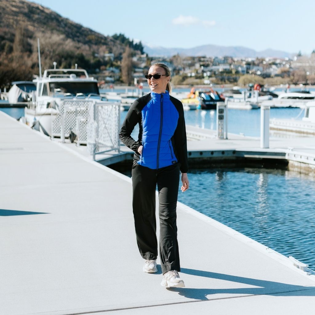 Jen Women's Active Jacket | Dazzling Blue