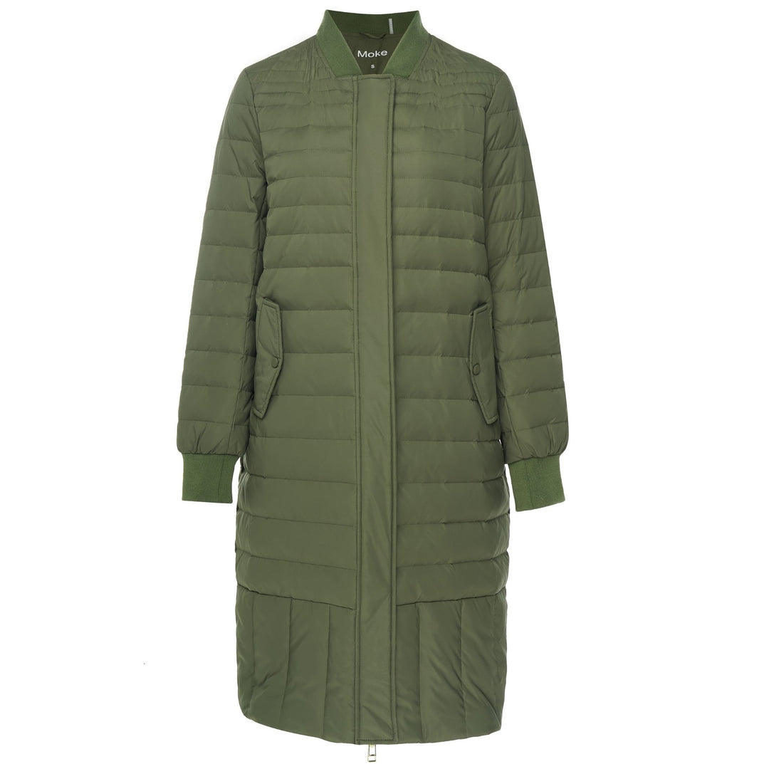 Kaz Puffer Down Coat - Olive Green