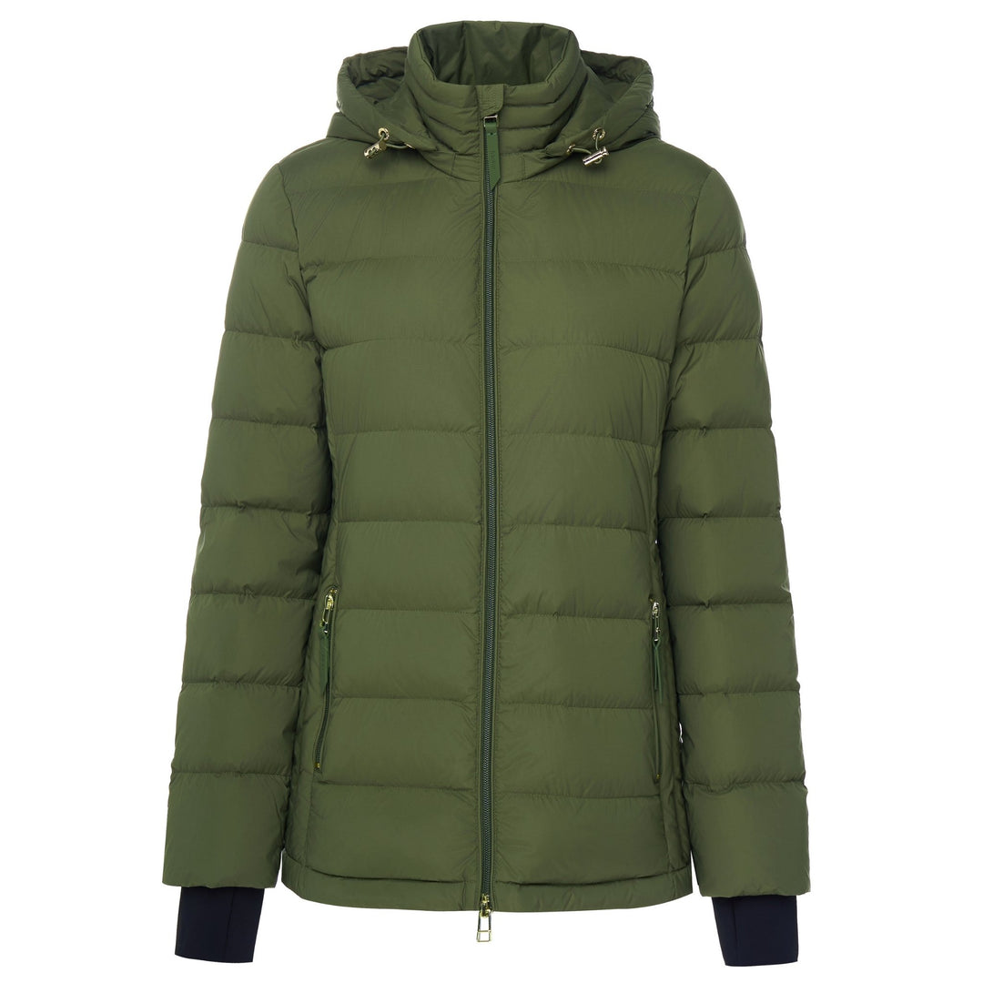Lucy Packable Puffer Down Jacket - Olive Green