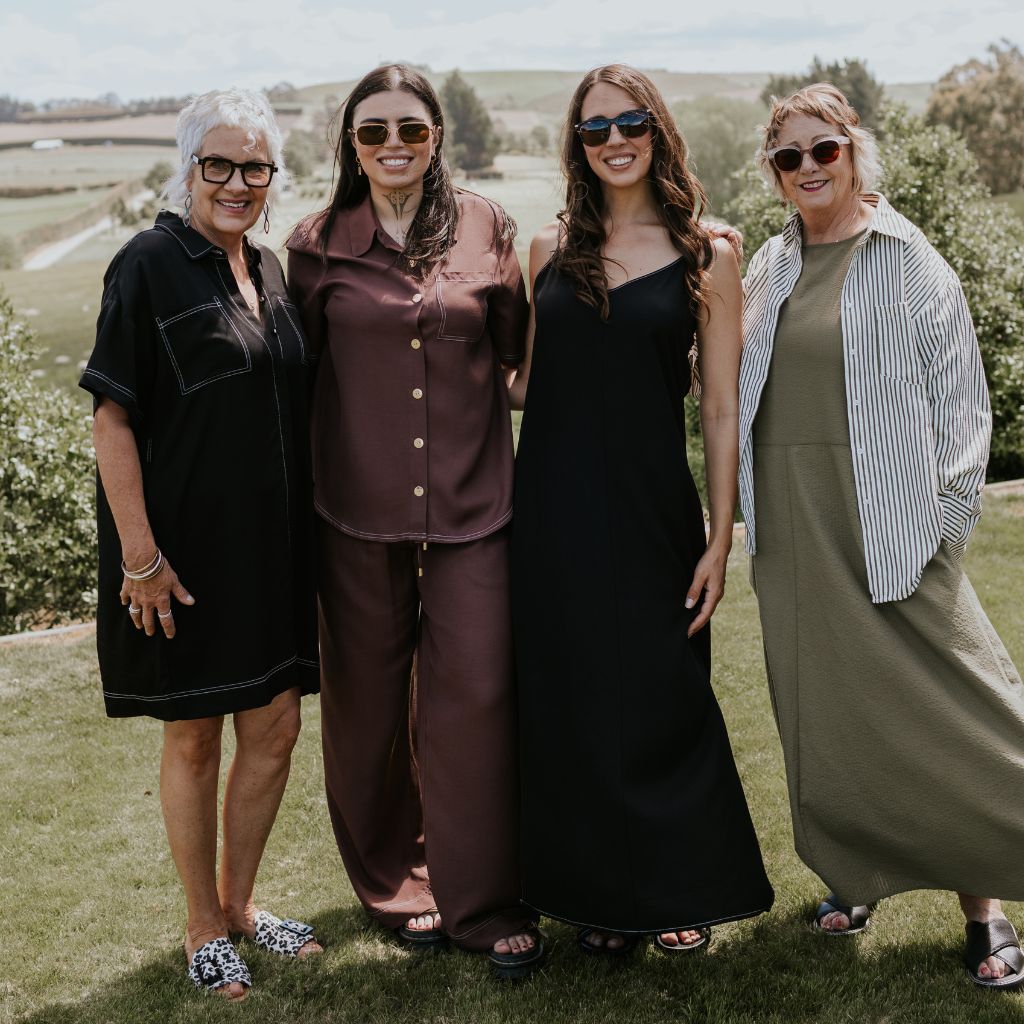 Sassy Women's Long Sleeve Striped Shirt | Bonsai Green & White