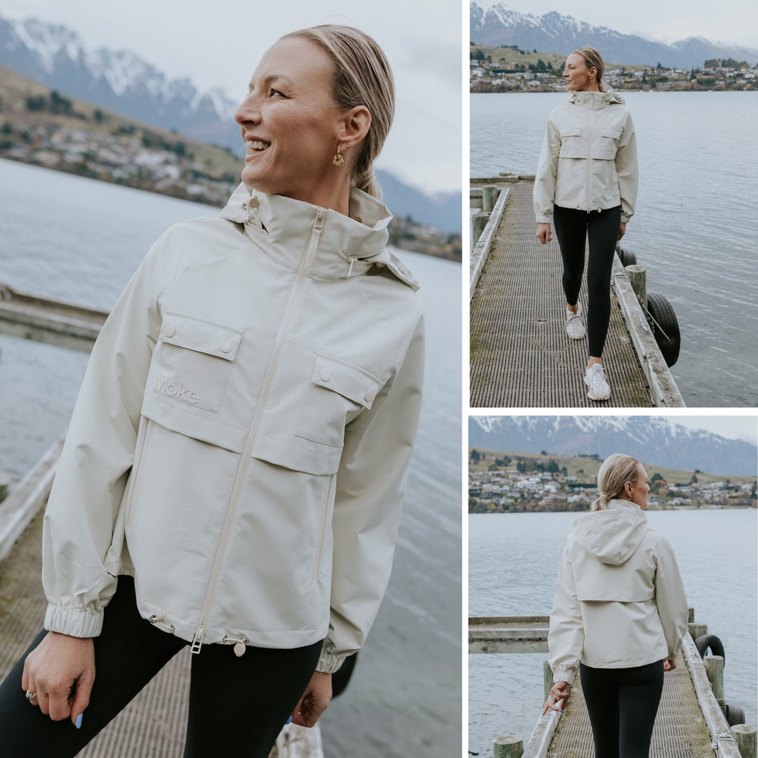 Maggie Rain Jacket - Cream