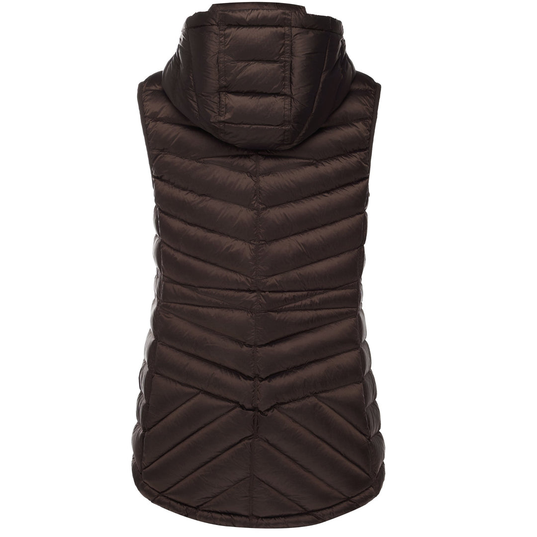 Mary-Claire 90/10 Packable Puffer Vest - Chocolate