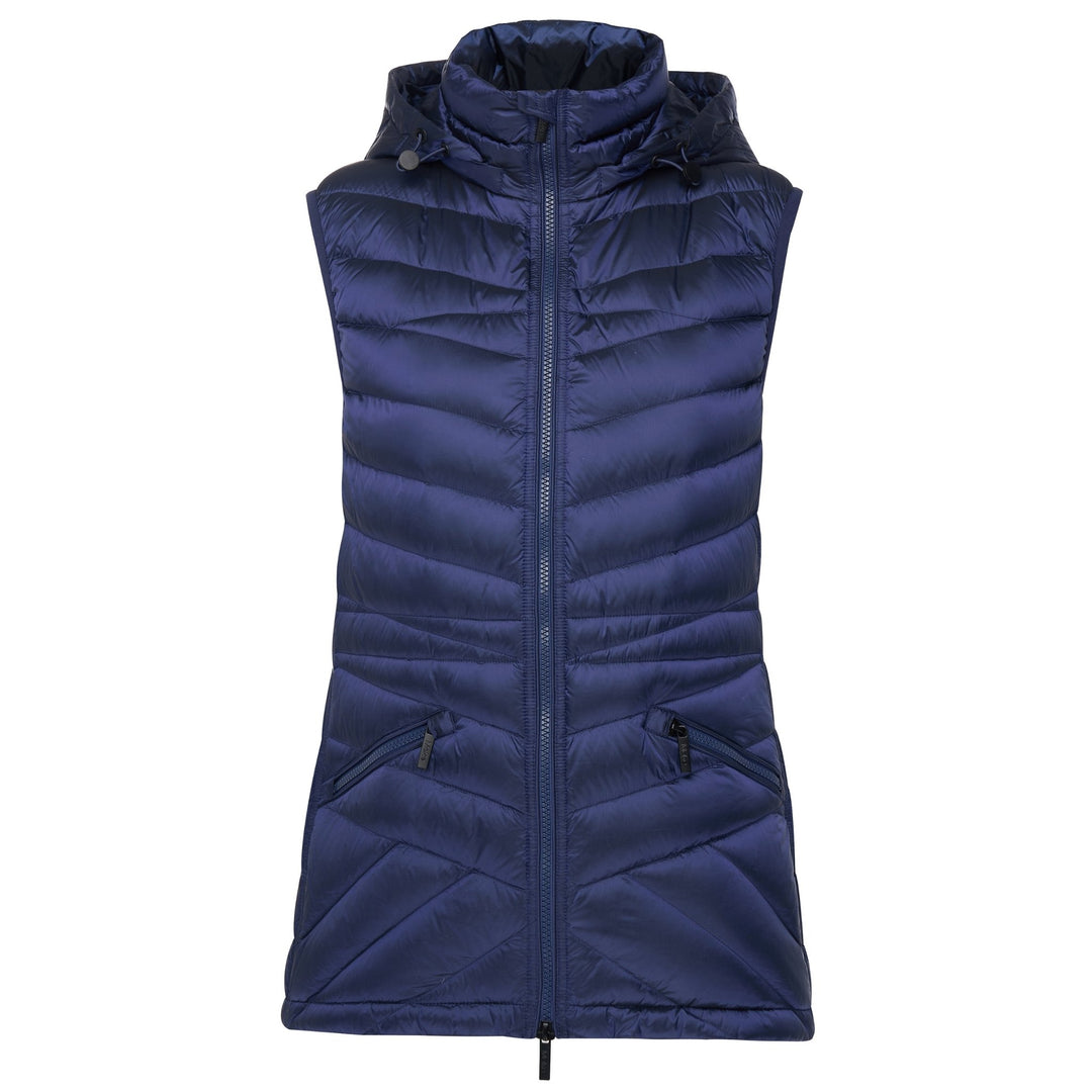 Mary-Claire 90/10 Packable Down Vest - Moonlight