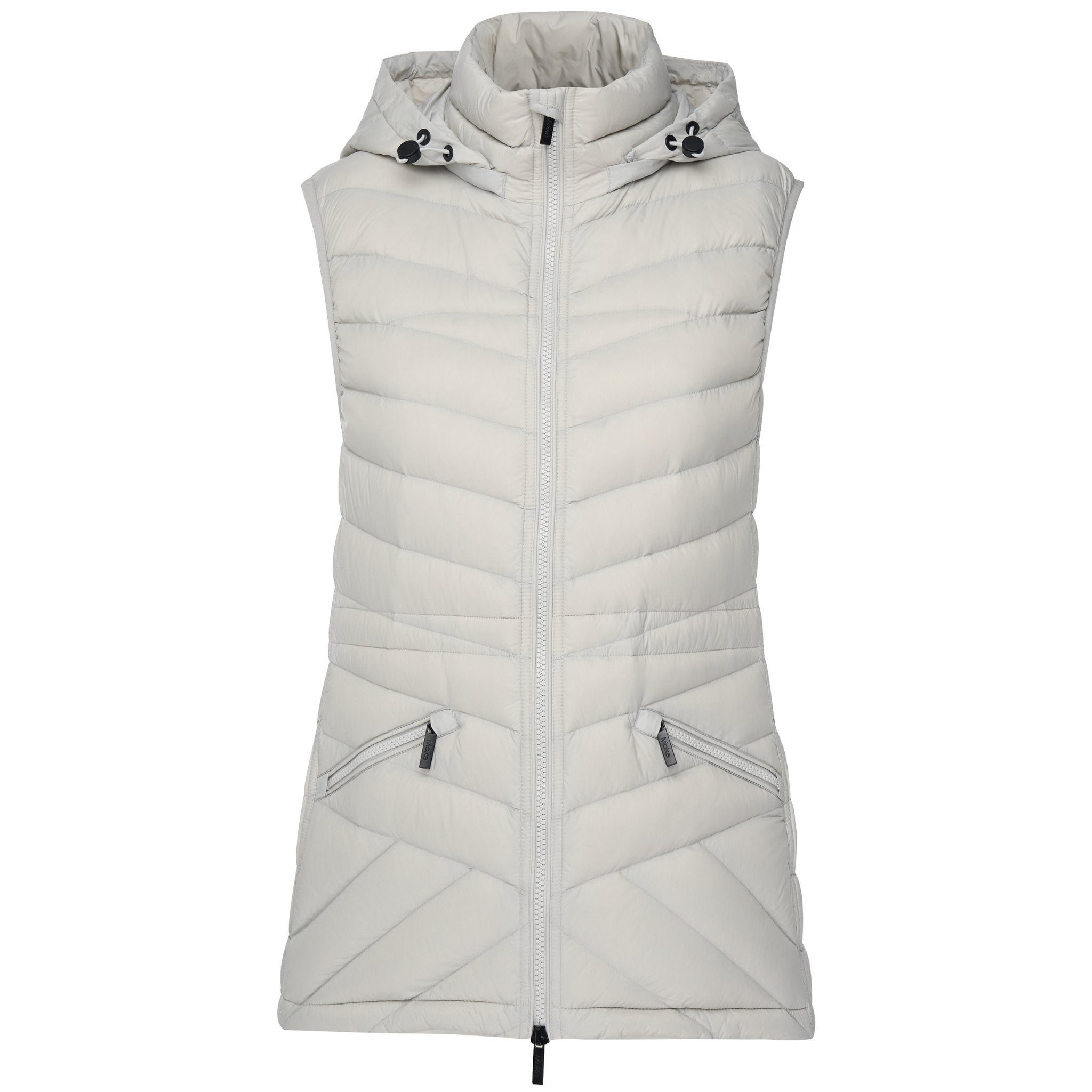 Women's Lightweight White Puffer Down Vest | Warm Everyday Layer