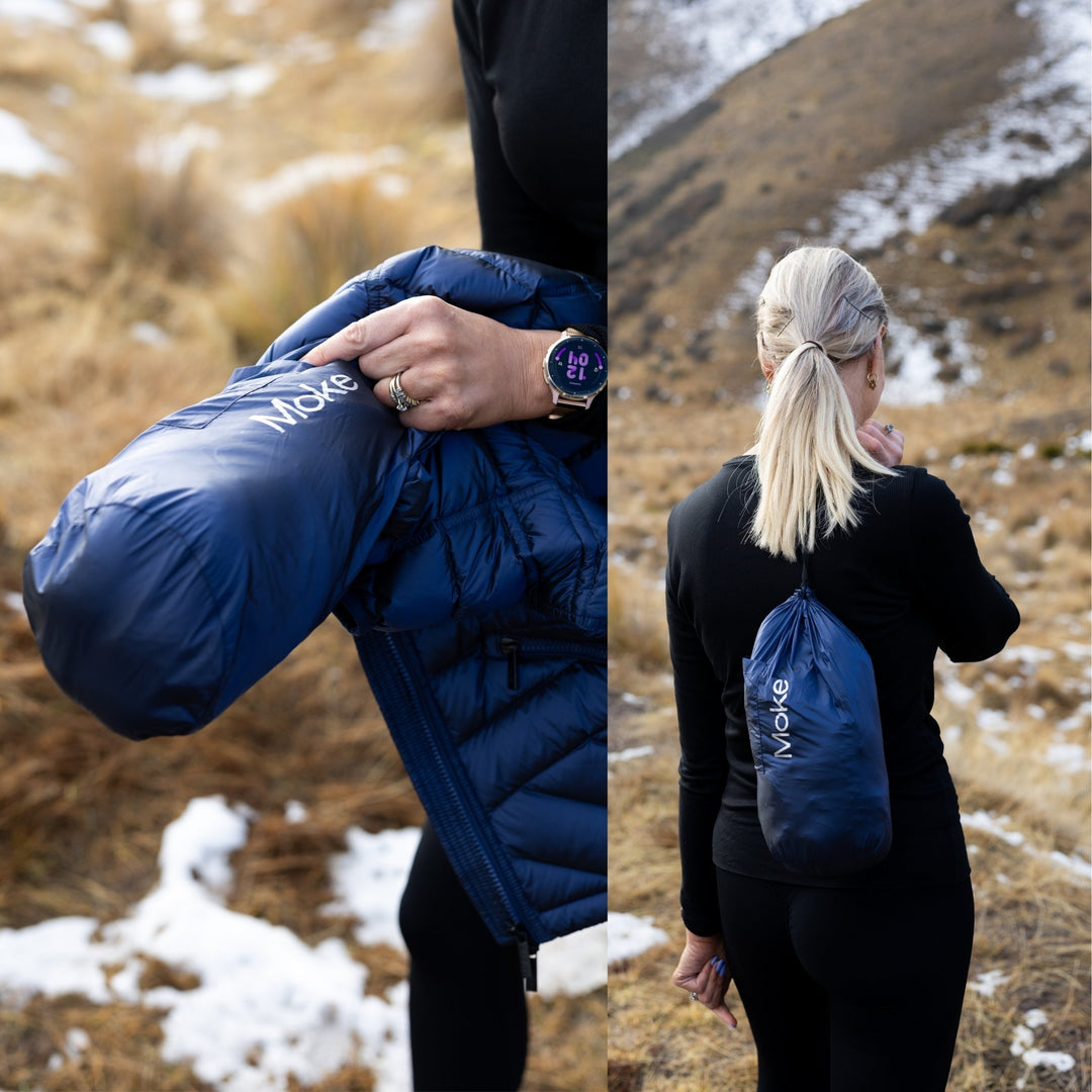 Mary-Claire 90/10 Packable Down Vest - Moonlight