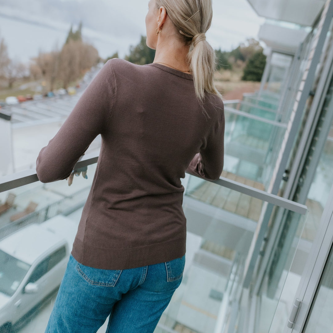 Nicki Sweater - Cocoa Powder