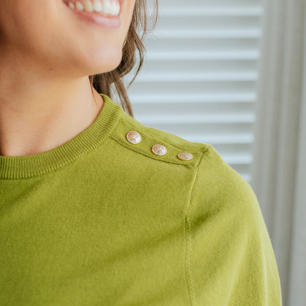 Nicola Women's Sweater Tee | Avocado