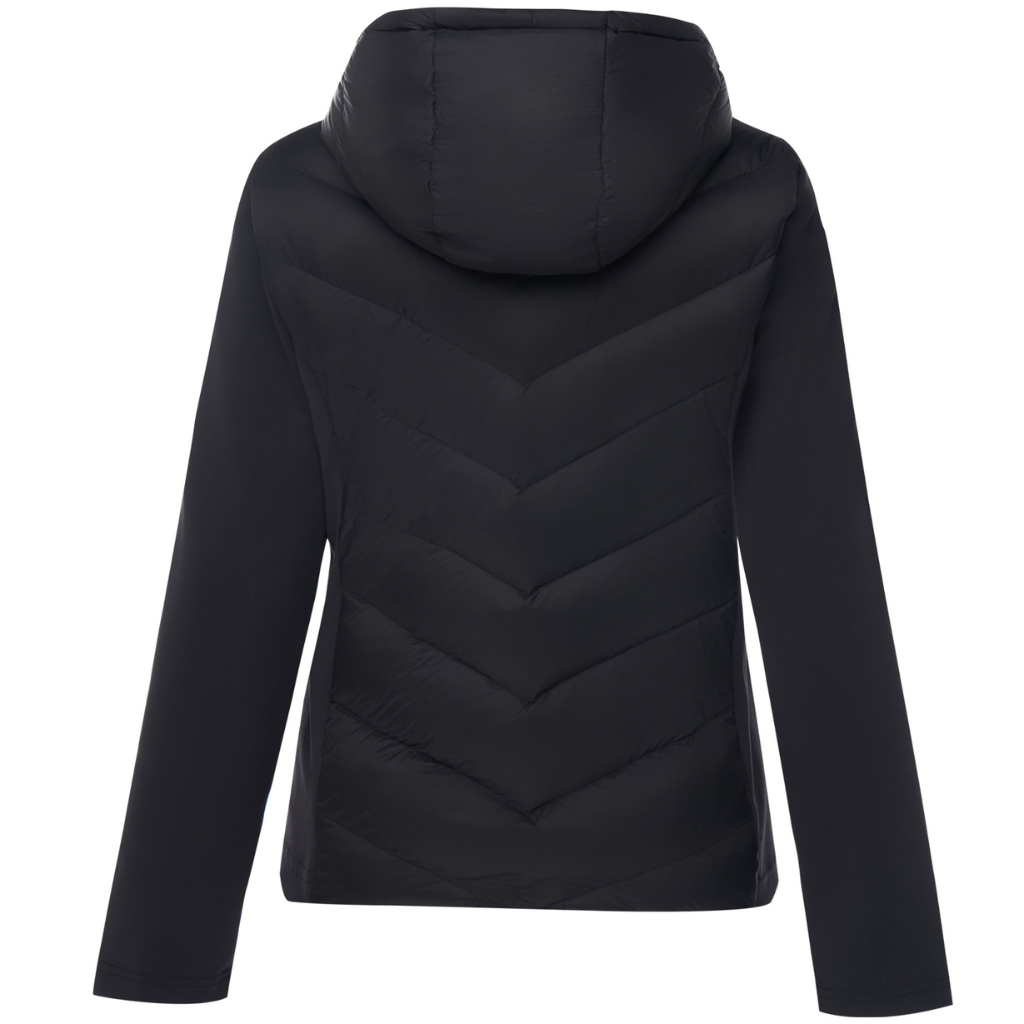 Olive 90/10 Packable Down Puffer Jacket - Black