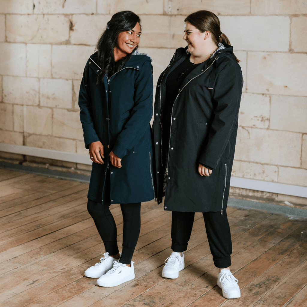 Rach Women's Long-Lined Soft Shell Coat - Navy