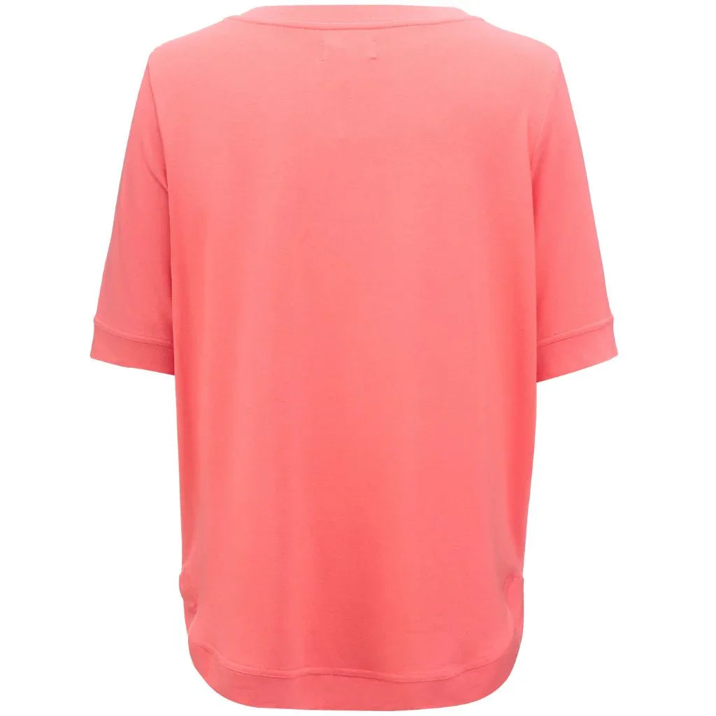 Ruby Women's Modal Tee | Sunset Coral