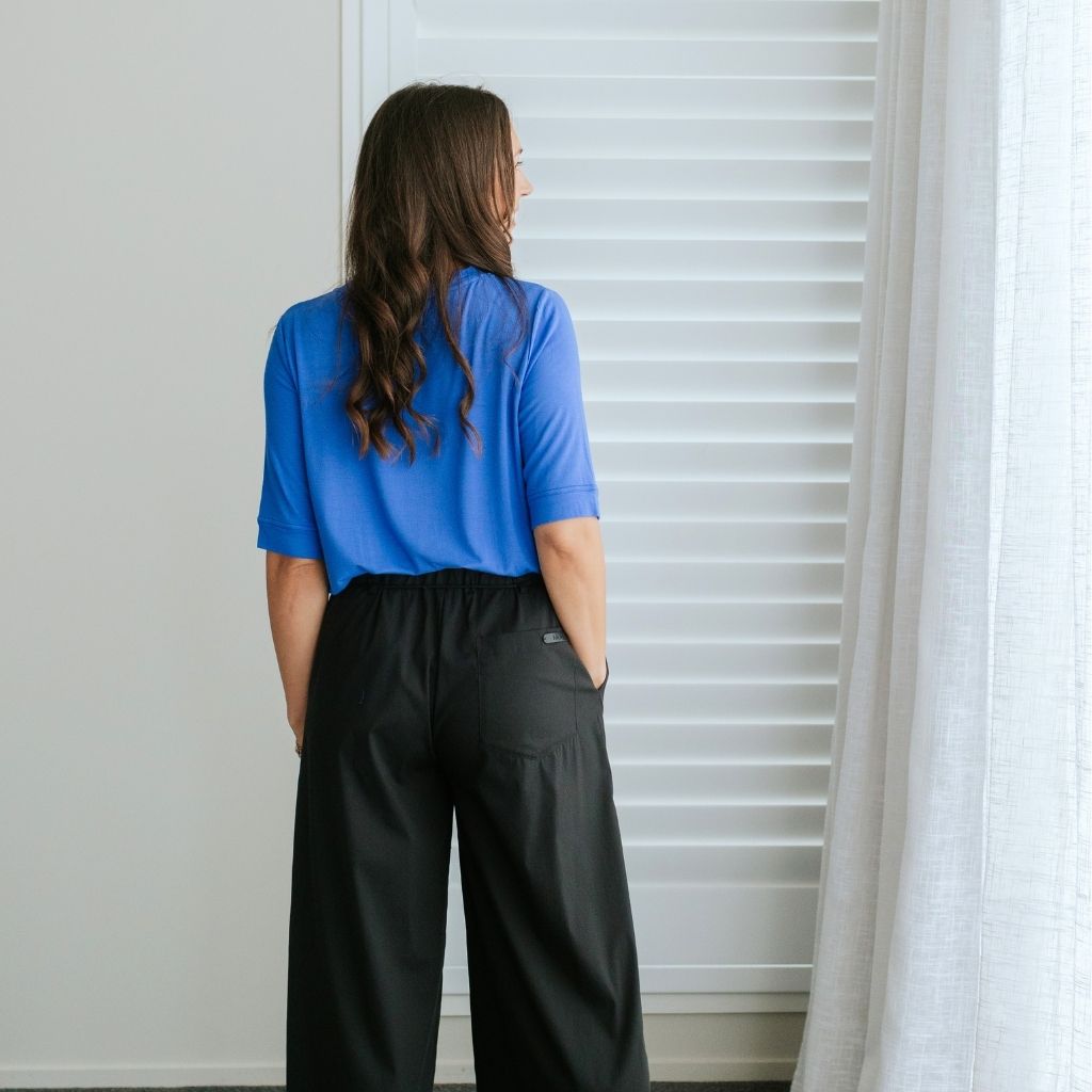 Ruby Women's Modal Tee  |  Dazzling Blue
