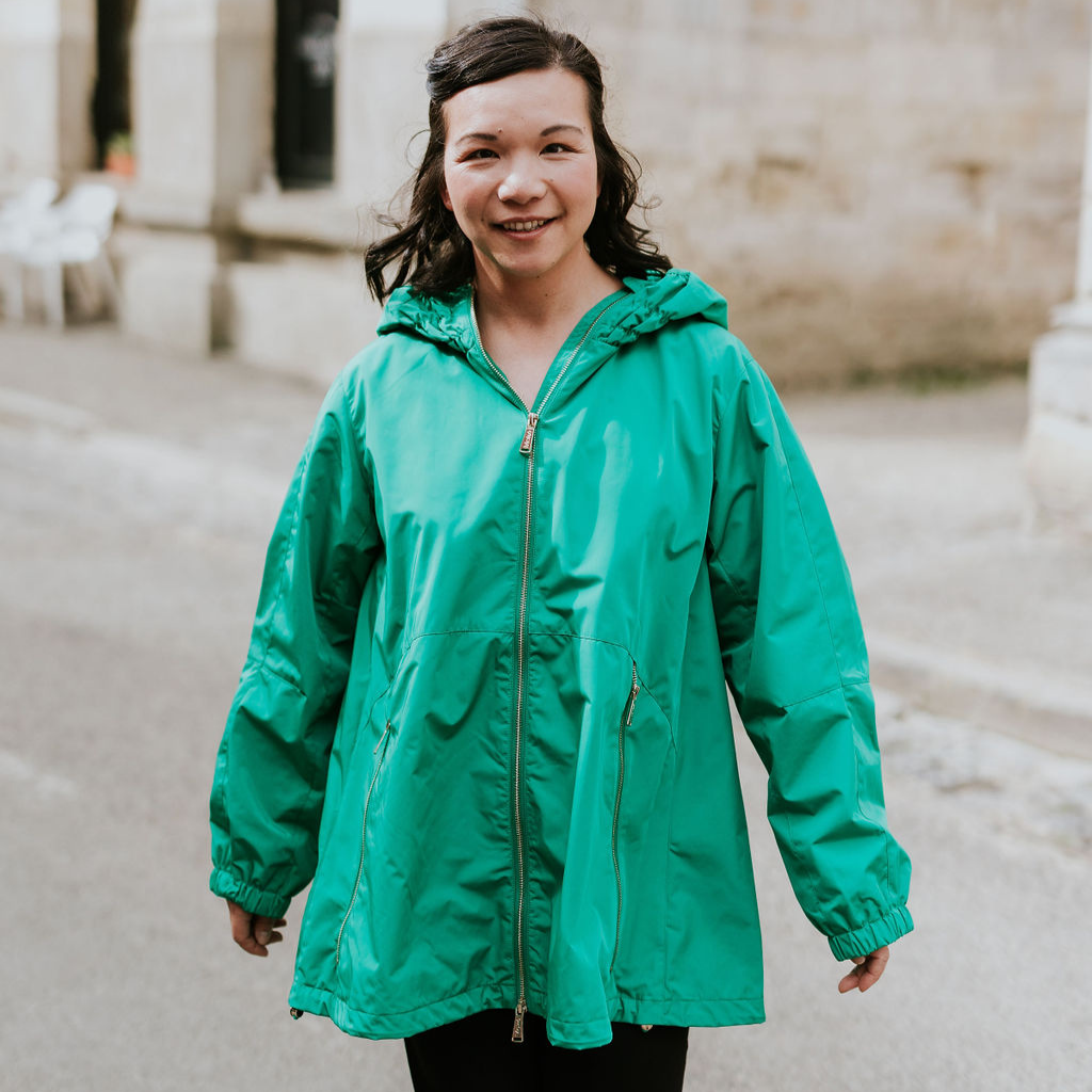 Sadie Women s Rain Jacket Shamrock Moke Apparel