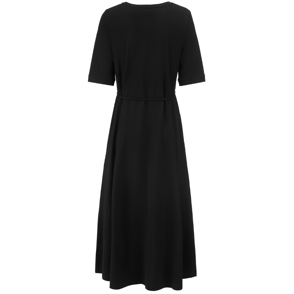 Greta Women&#39;s Cotton Tee Dress | Black