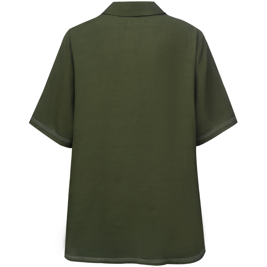 Missy Women's Viscose Blend Shirt - Bonsai Green