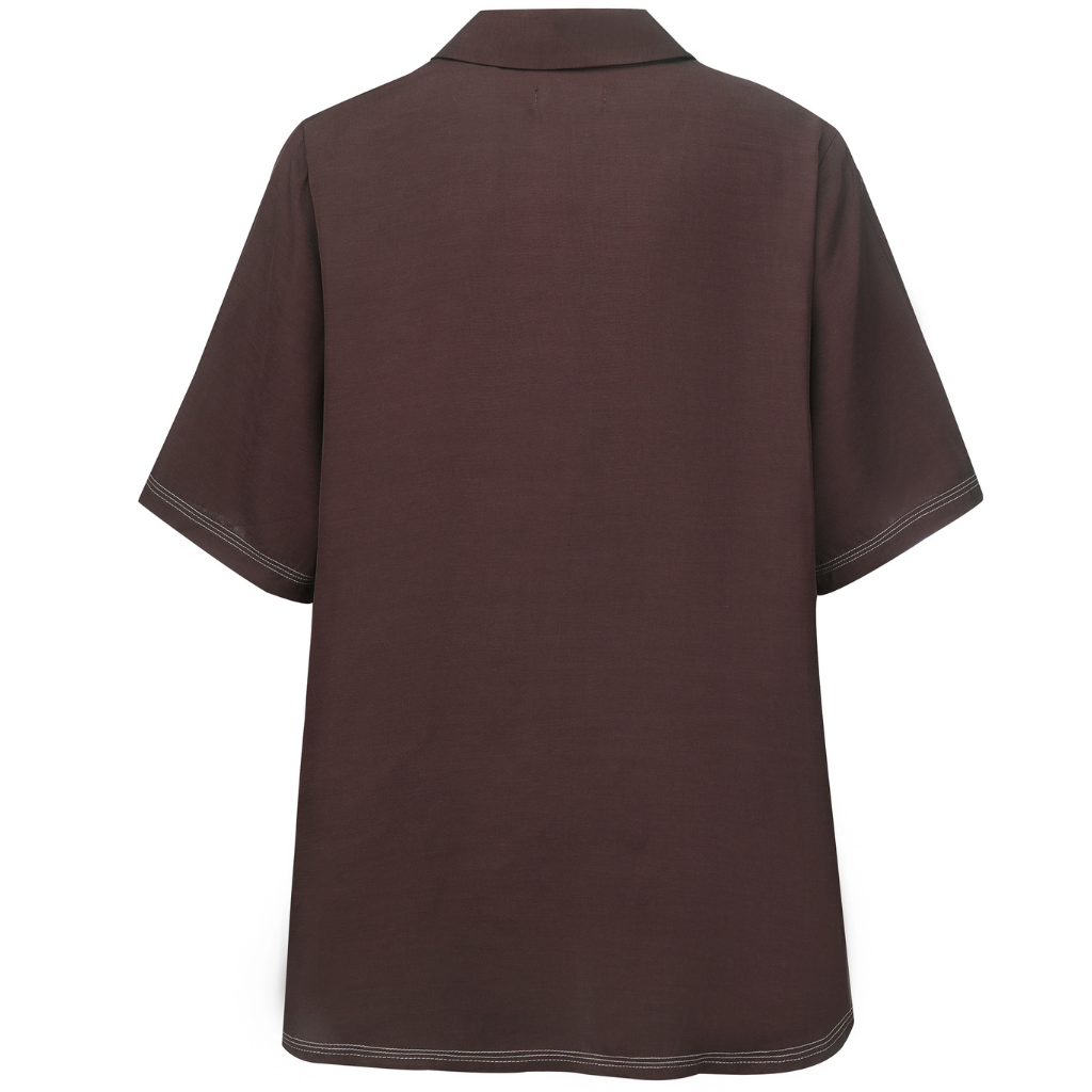 Missy Women's Viscose Blend Shirt - Cocoa