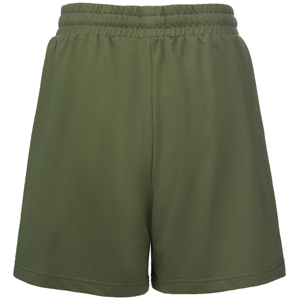Pippa Women's Terry Cotton Shorts | Bonsai Green