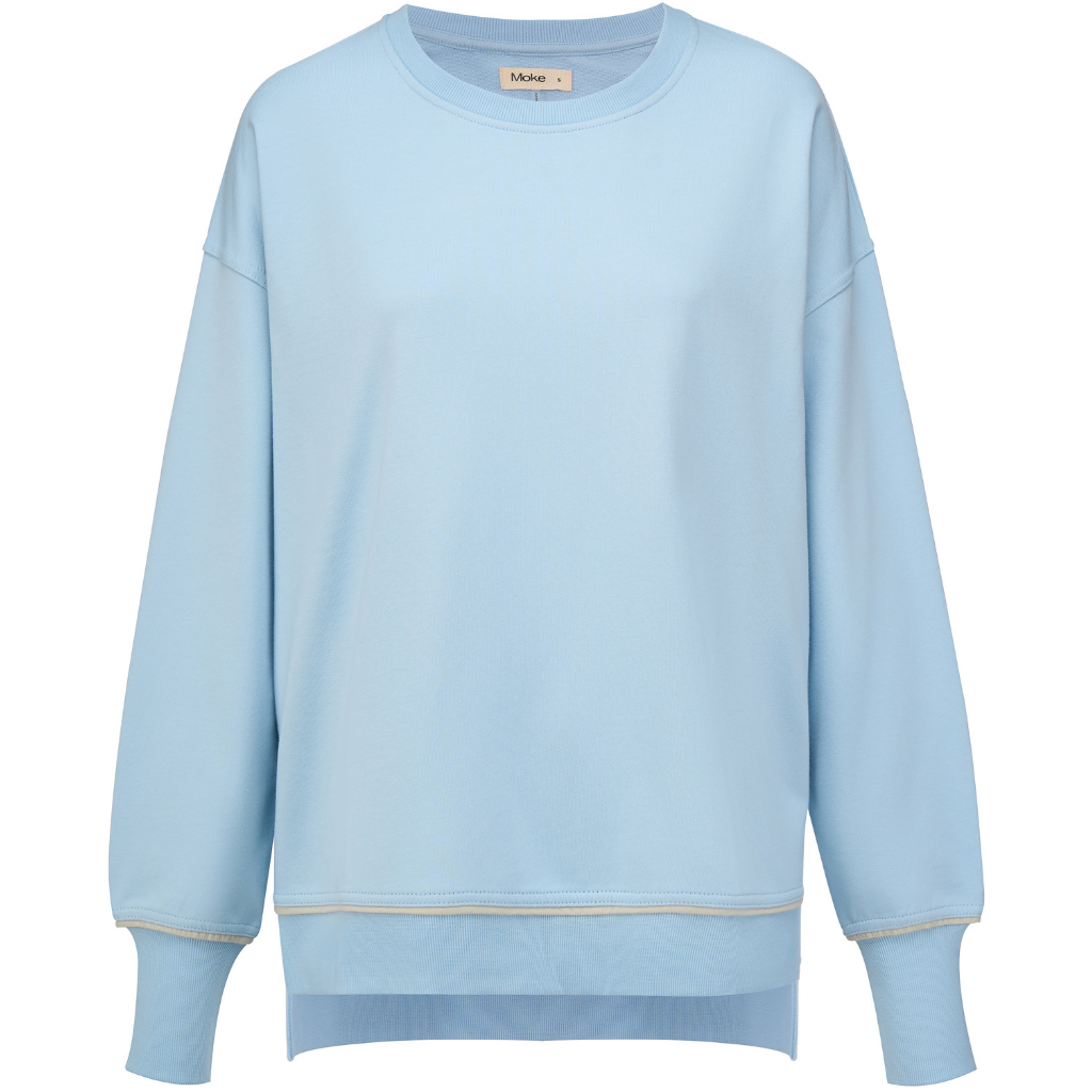 Suzy Women's Terry Cotton Sweatshirt | Icy Blue