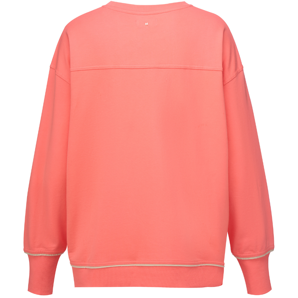 Suzy Women's Terry Cotton Sweatshirt | Sunset Coral
