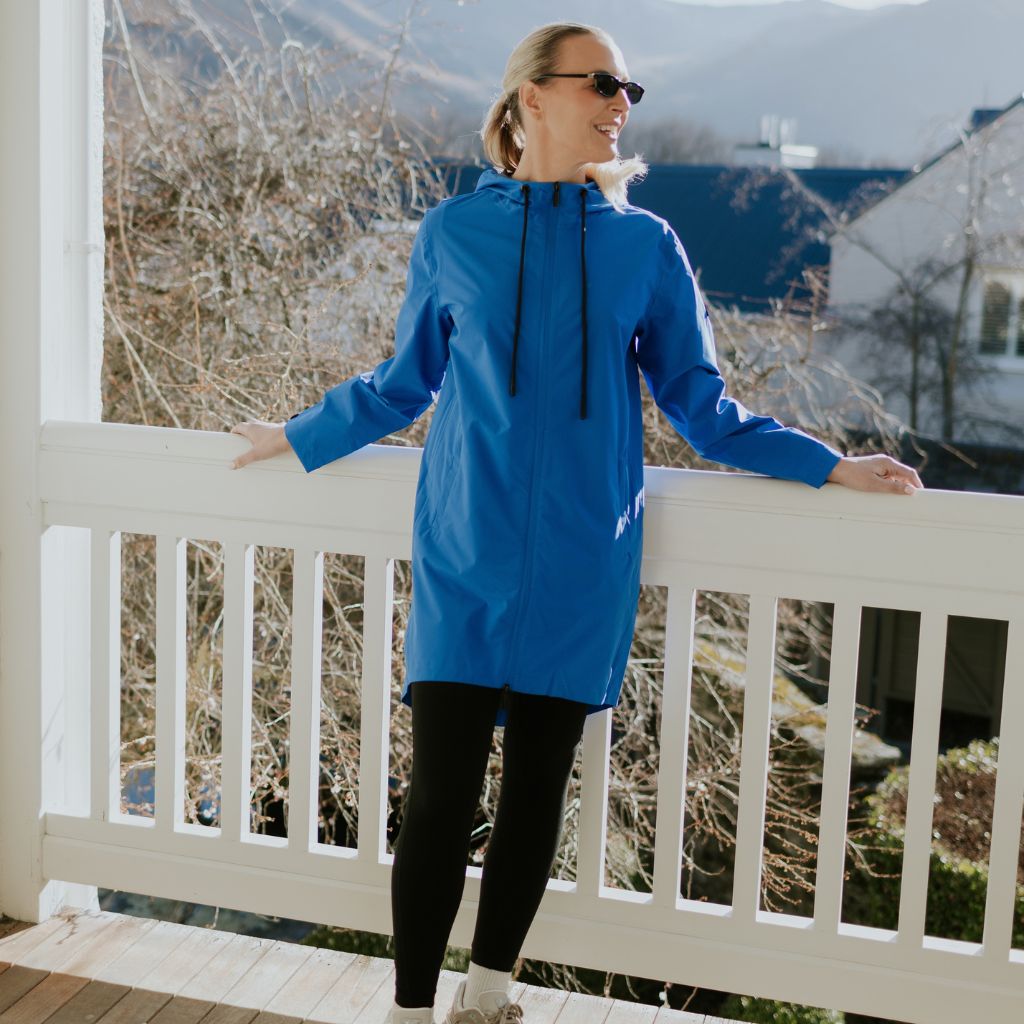 Georgie Women's Rain Coat - Dazzling Blue