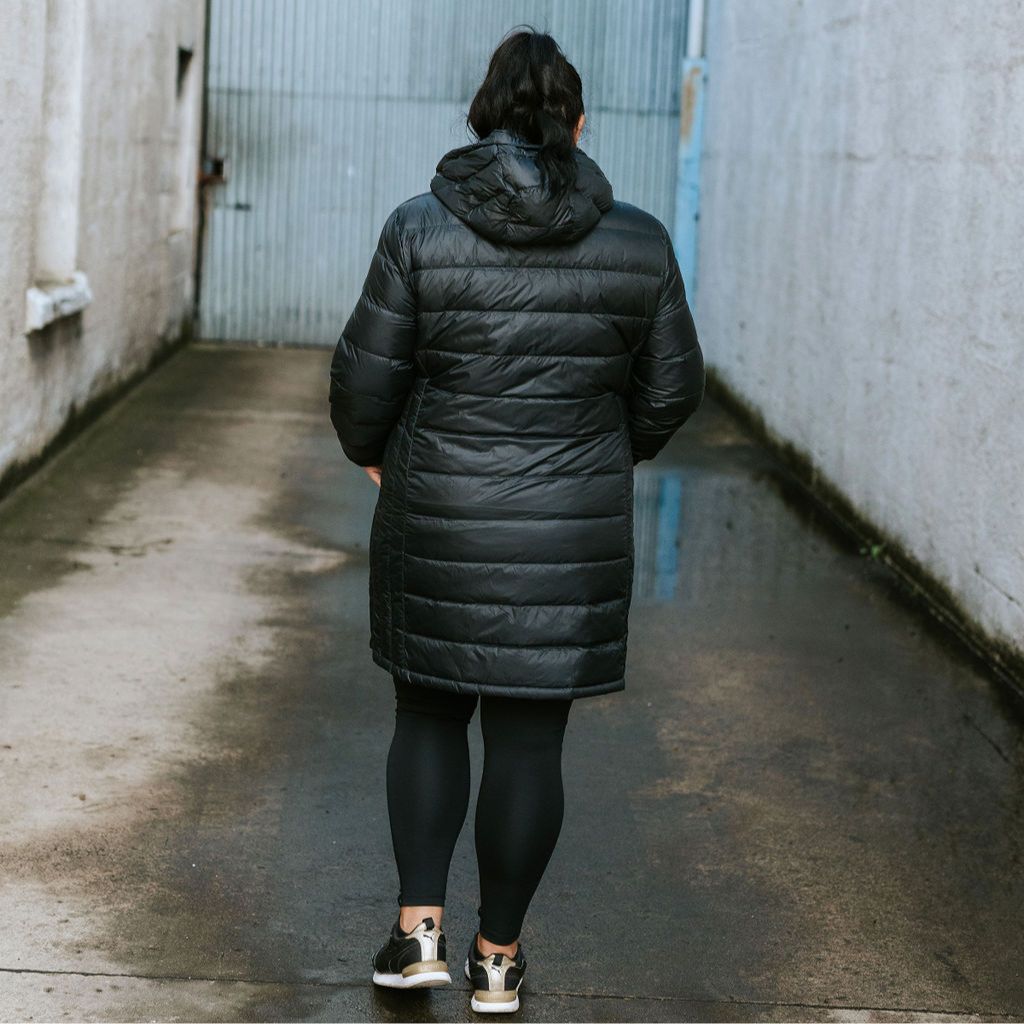Sarah Women&#39;s 90/10 Packable Down Coat -Black